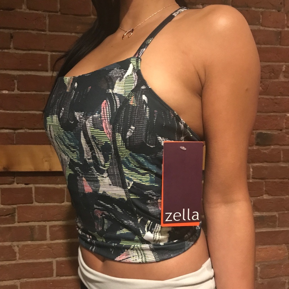 Zella Blakey Tank w Cami-Small-NEW W TAGS